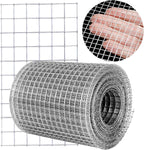 Hardware Cloth 1/4 in Galvanized Wire Mesh Roll (23 GA) Chicken Wire Fence Roll for Chicken Pen/coop Fences, Screen mesh, Rabbit/Snake Fences, Poultry enclosures, Handicraft Ma 4in×10ft
