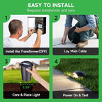 Low Voltage Inground Landscape Lights - Outdoor Soft White & Bright White 5 Selectable Colors Turret Top Well Light, LED in-Grade Fixture, ORB Aluminum for Path Yard Floor 3W 170LM 10 Pack