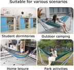 Hammock Stand, 350kg Load Capacity Hanging Swing Holder Rack with Hammocks, for Garden Patio Camping Picnic(Red)