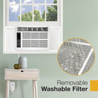 whirlpool 6,000 btu window air conditioner with dehumidifier, view 9