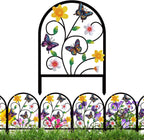 butterfly decorative garden fence metal butterfly flower design, main product view