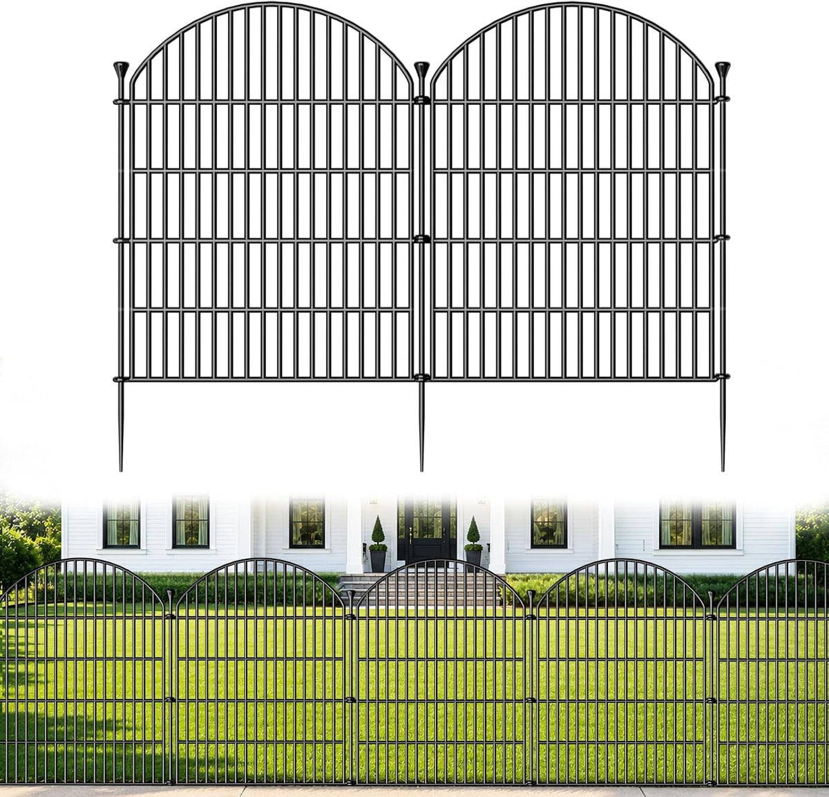 no dig garden fence panels, dog fence outdoor, main product view