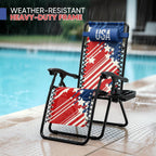 Magshion Zero Gravity Lounge Chair, Reclining Camping Chair | 95°-160° Adjust, Folding Patio Recliner for Outdoor, Side Tray & Cup Holder, Pillow, Portable Lounger for Beach Pool Patio
