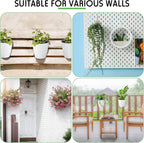yungyan 20 sets 5" self watering hanging planter, package contents