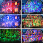 Halloween Projector Lights Outdoor,RGBW Ocean Wave Light Projector with Remote&Timer,IP65 Waterproof Outdoor Projector for Christmas Yard, House Parties, Bedroom Ceiling Decor (Holiday Gift Idea)