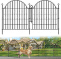 5 panels no dig decorative garden fence with, main product view