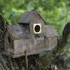 6-piece Metal Bluebird House Predator Guard，Metal Birdhouse Guard，Bird House Hole Protector Guard for Eastern Bluebird Box （3.81 cm Opening）