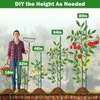 garden stakes 20 pack, 16 inch plastic coated, package contents