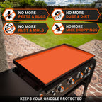 28" XL Premium Silicone Griddle Mat for Blackstone 28 Inch XL Grill, Heavy Duty Food Grade Silicone Griddle Cover, Keep Your Grill Clean and Rust-Free All Year Long