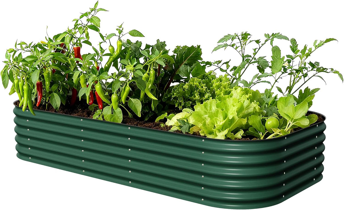 vego garden raised garden bed kit, 17" tall, main product view