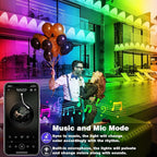 FBZ 150FT Permanent Outdoor RGB Lights - IP67 Waterproof with Smart App Control Remote,DIY Scene Modes, Music Synchronization,Eaves Lights for Garden Decor,Deck,Christmas