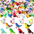 36PCS Miniature Cute Bird Decorative Figurines 11 Styles Mini Resin Birds | Micro Landscape Home Meetings Decoration, Cake Topper