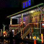 150ft LED Rope Lights Outdoor, 1080 LED Connectable and Flexible Tube Lights with 8 Modes, Waterproof LED Rope Lighting for Garden Patio Pool Bedroom PartyIndoor Outdoor Christmas Decor (Red & Green)