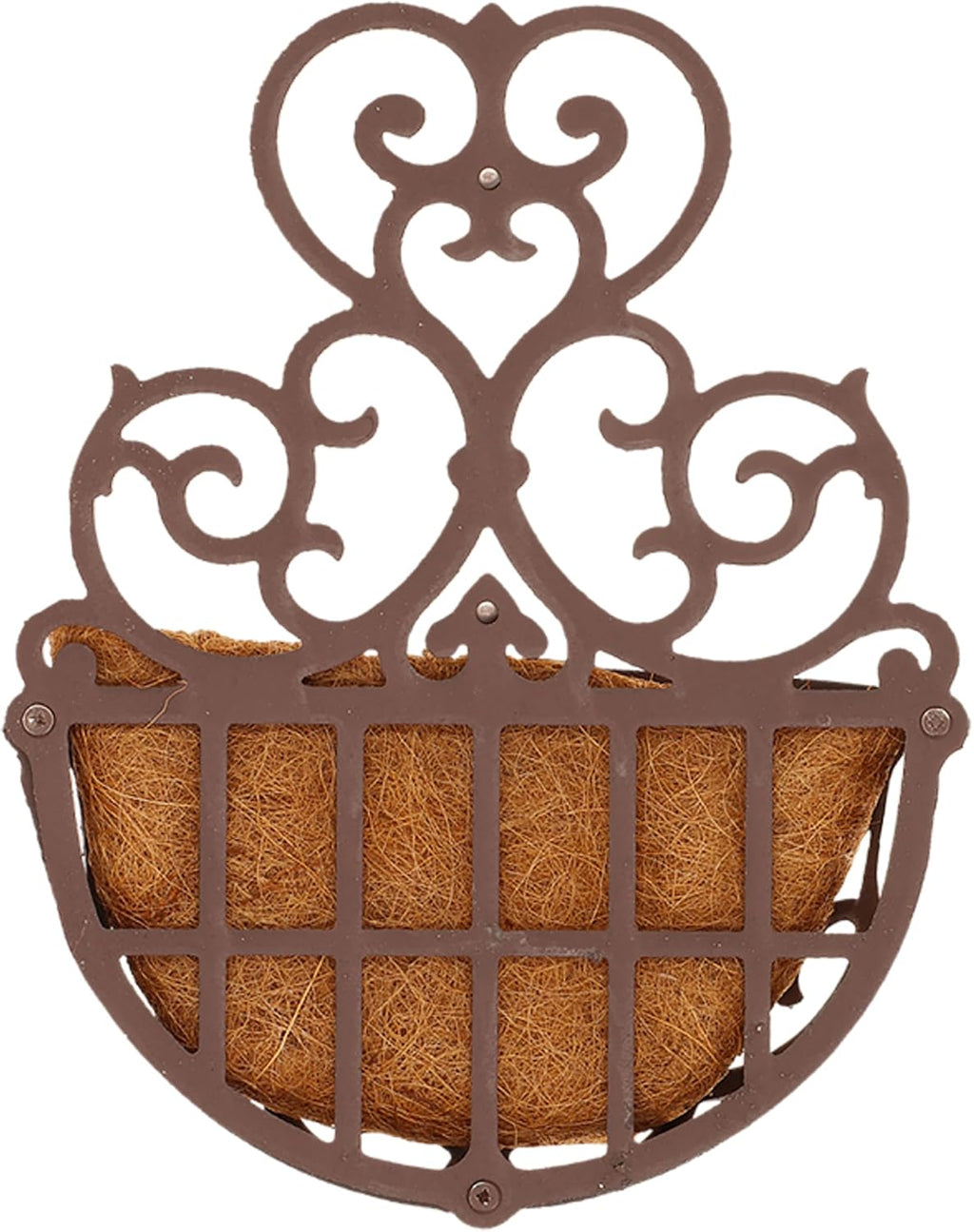 Esschert Design USA BPH51 Half Round Cast Iron Wall Planter