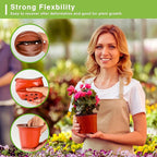 Plant Nursery Pot/Pots 100 Pcs 6" Plastic Small Plants Pots Flower Pots Seed Starting Pots for Plants Indoor Outdoor Seeding pots (with 100 Plant Labels)