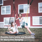 Tree Swing Straps Hanging Kit - 3FT/8FT/15FT/20FT/30FT, Strong & Durable - Holds Up to 5000lbs - Adjustable Tree Swing Straps Fit for All Swings, Hammocks, Safer & Easy Installation(3 FT)