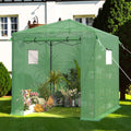 8x6 ft pop up greenhouse for outdoors, walk-in, main product view