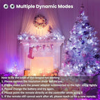 Brizled RGB Christmas Lights, 66ft 200 LED Color Changing Christmas Light with Remote, Dimmable Xmas Lights Outdoor Indoor Waterproof Mini String Light, Xmas Tree Lighting for Tree Halloween Party