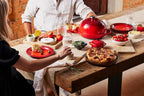 Le Creuset Enameled Cast Iron Signature Round Bread Oven, 9.5 inch, Cerise