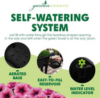 garden elements black elevated raised garden bed, 29.5", close-up detail