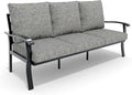 HOMREST Outdoor Couch Aluminum Patio Furniture Sofa, 3-Seat All-Weather Metal Outdoor Patio Furniture with Cushions, Grey