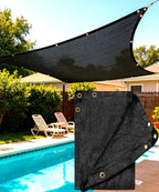 90%-95% black sun shade cloth 10ft x 18ft, main product view