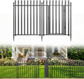 no dig decorative garden fence, 32in(h)×22ft(l), 10 panels, main product view