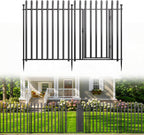 no dig decorative garden fence, 32in(h)×22ft(l), 10 panels, main product view