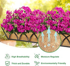 Y&M 4pcs 24“ Through Coco Liners Coconut Fiber Liner, Pre-Formed Replacement 24'' Coco Liner for Window Basket