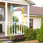 NOVWANG 2 Pieces Sunflower Windsock, 40 Inch Wind Socks for Outside Sunflower Wind Sock Summer Windsock for Home Garden Yard Balcony Decoration