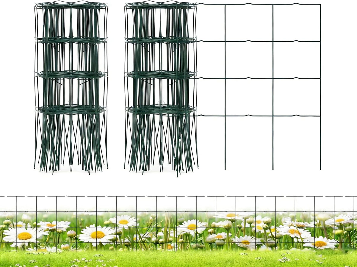 green garden border edging folding fence roll 14, main product view
