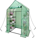 heyfurni walk in greenhouse with shelves,walk-in plant green, main product view