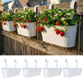 lalagreen large rail planter (17 in, 4 pack), main product view