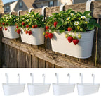 lalagreen large rail planter (17 in, 4 pack), main product view