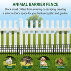 mixc 30 pack animal barrier fence, 42.5ft x, package contents