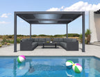 purple leaf louvered pergola 12' x 14' 94as, main product view
