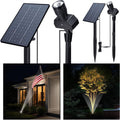 solar spot lights outdoor, adjustable beam focus uplights, main product view