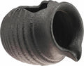 Ceramic Pond Spitter Matte – Handcrafted Fountain Spitter Indoor & Garden Water Feature(Matte Black, Small)