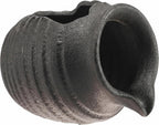 Ceramic Pond Spitter Matte – Handcrafted Fountain Spitter Indoor & Garden Water Feature(Matte Black, Small)