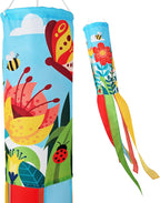 Madrona Brands Butterfly Windsock | Durable Outside Hanging Wind Decoration | Yard, Garden, Patio, Deck | 48 Inch