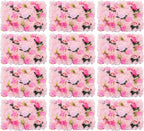 flower wall panels 3d flower wall backdrop, 12pcs, main product view