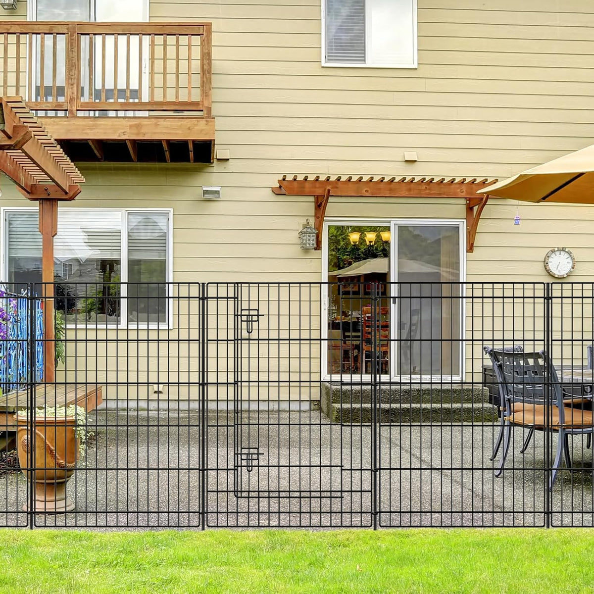 injopexi decorative garden fence 6 panels 13ft (l)×36in, main product view