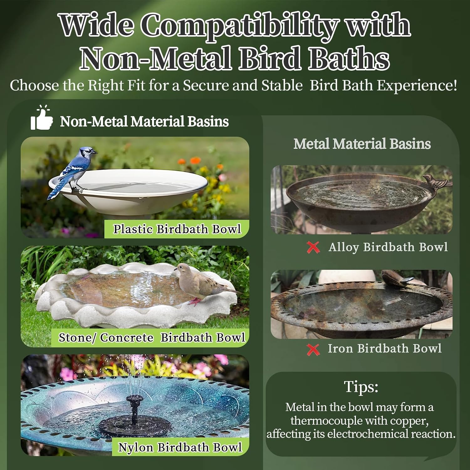 Bird Bath Copper Disk, 1pcs Flower Shaped 99.99% Pure Copper Cleaning Disc Plate for Physical Safe Water Purification All-Season for Outdoor Wildlife Bird Bowls Birdbaths Solar