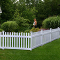 wambam newport picket fence, white vinyl diy no, main product view