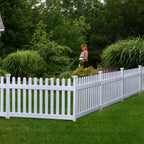 wambam newport picket fence, white vinyl diy no, main product view