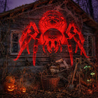 12 in 1 Halloween Halloween Projector Outdoor - 3D Dynamic Halloween Decorations,Clearer Skull/Spider/Pumpkin/Witch Cauldron HD Patterns,Holiday Lights for Window Garage Door Cover