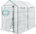 king bird premium greenhouse for outdoors, 84x56x77 upgraded, main product view