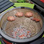 onlyfire Stainless Steel Charcoal Ash Basket with Handle Charcoal Holder | Fits Kamado Joe Classic and Large Big Green Egg