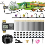 120ft drip irrigation system with smart water timer, main product view