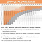 SUNVIE 12/2 Low Voltage Landscape Wire 250FT with Spool Outdoor Landscape Lighting Cable 12 Gauge 2 Conductors Low Voltage Wire for Landscaping Lights, ETL Listed, Pure Copper, Direct Burial